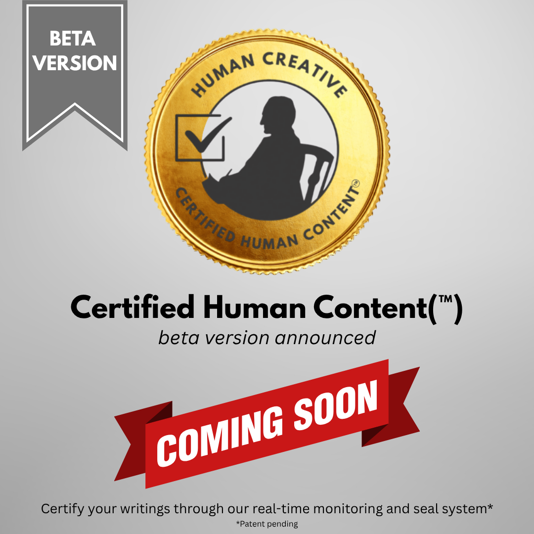 Certified Human Content Beta Version Announced | Human Creative